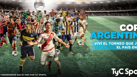 TyC Sports, el canal oficial de la Copa Argentina