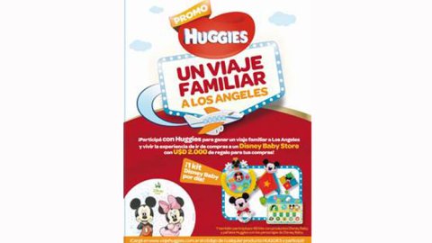 Huggies lanza la promoción “Un viaje familiar a los Ángeles”
