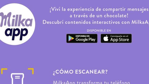 Milka y CamOnApp lanzan chocolates con mensajes digitales personalizados