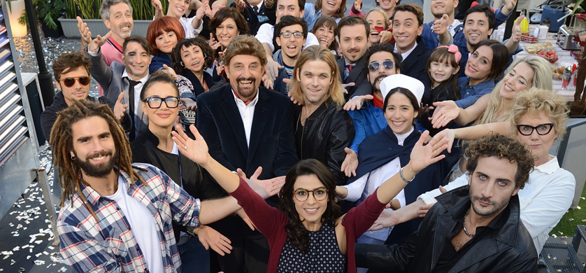 Telefe grabó la apertura de "Fanny la fan"