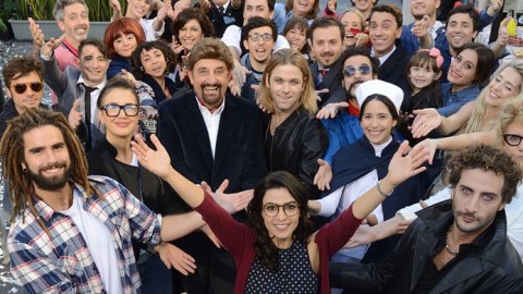 Telefe grabó la apertura de "Fanny la fan"