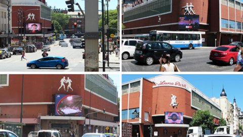 GDI Media comercializa las nuevas pantallas led del Luna Park