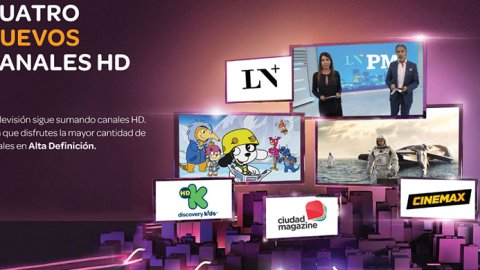 Cablevisión incorporó cuatro nuevas señales HD