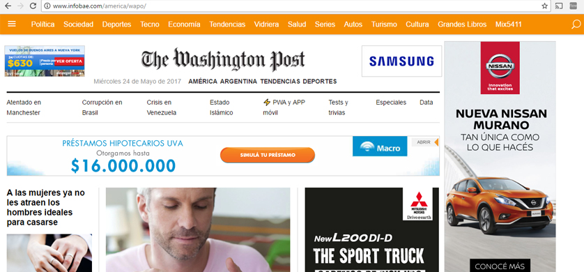 Infobae presenta alianza con VICE.com y The Washington Post
