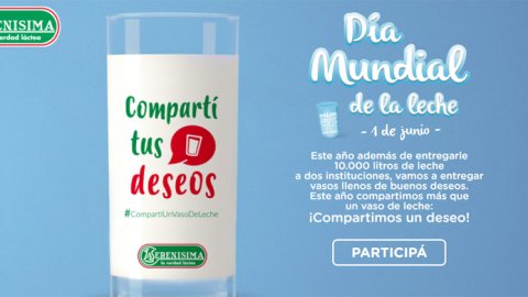 Campaña solidaria por el Día Mundial de la Leche
