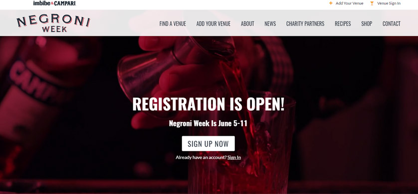 Se viene el #NegroniWeek 2017