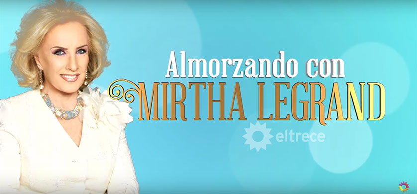 “Almorzando con Mirtha Legrand”, el programa más comentado en Twitter