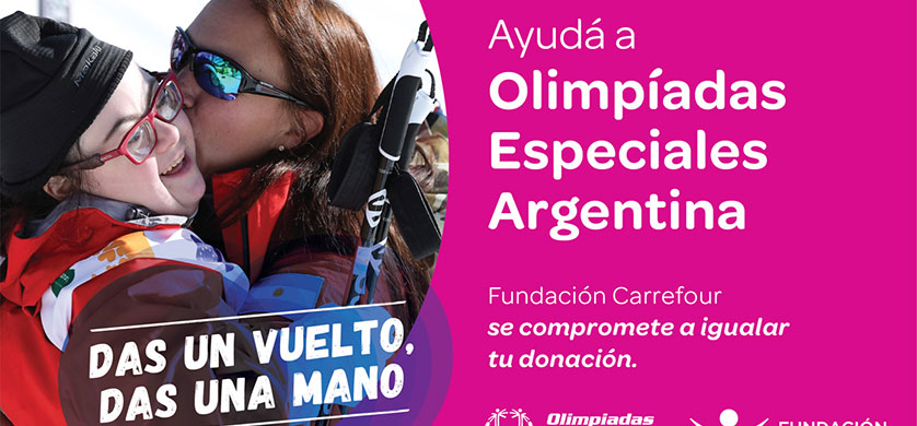 Campaña solidaria de Carrefour a favor de las Olimpíadas Especiales Argentina
