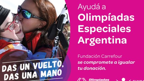 Campaña solidaria de Carrefour a favor de las Olimpíadas Especiales Argentina