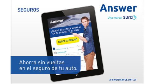 Campaña de Answer Seguros para posicionar la marca