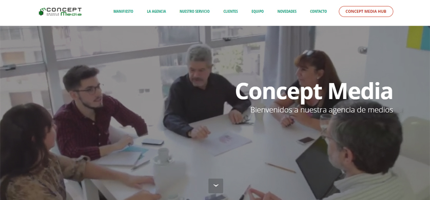 Concept Media lanza nueva pagina web