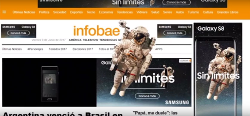 Infobae presentó dos propuestas diferentes para comunicar