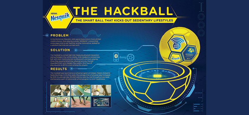McCann Worldgroup creó la Hackball para Nesquik de Nestlé
