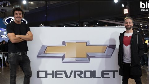 Blue 100.7 junto a Chevrolet en el Salón del Automóvil 2017