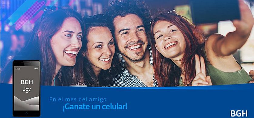 BGH sortea cinco smartphones de alta gama por el Día del Amigo