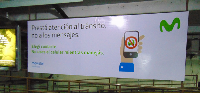 Movistar eligió a Resting Car para su campaña de concientización
