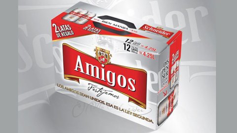 Cerveza Schneider lanza un pack inspirado en la amistad