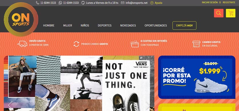 On Sports lanza su página de e-commerce