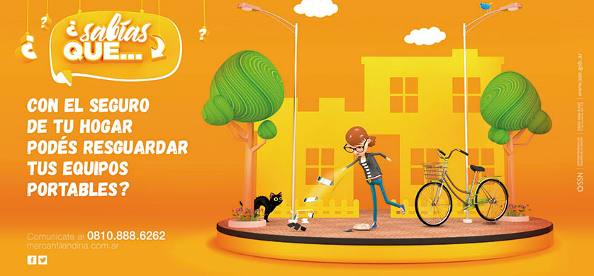 "Estamos donde vos estás", la campaña de 5SEIS para Mercantil Andina