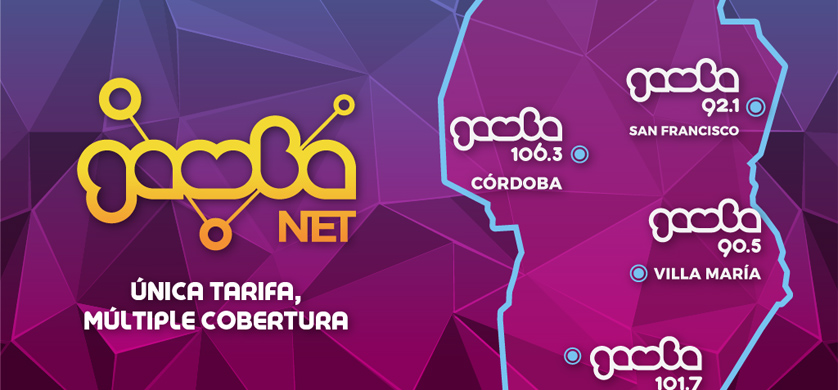 Gamba FM amplia cobertura a las principales ciudades de Córdoba