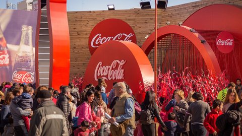 Acción de Geometry Global para Coca-Cola en La Rural