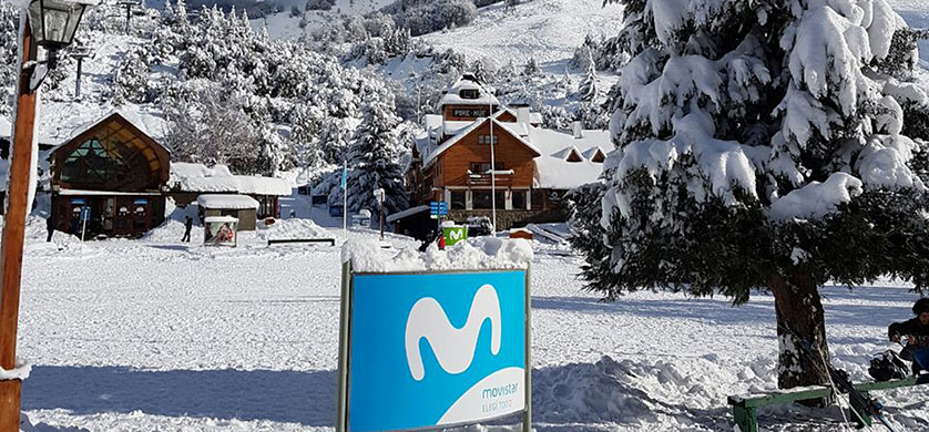 En este invierno, Movistar está presente en el Cerro Catedral