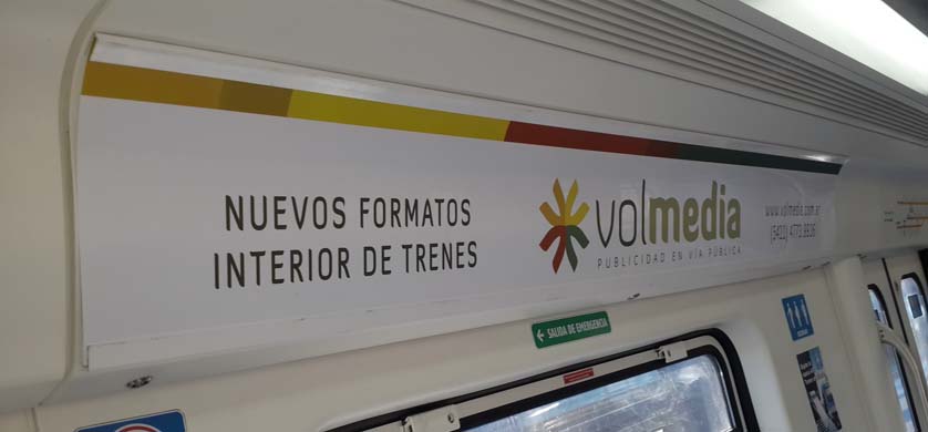 Lanzamiento de Volmedia en interiores de trenes