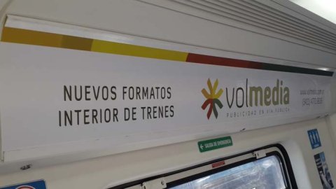 Lanzamiento de Volmedia en interiores de trenes