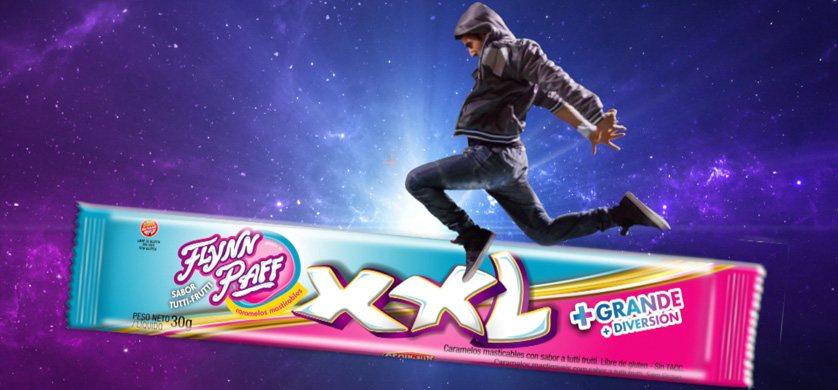“Extendé lo que te gusta”, la campaña de Hermida para Flynn Paff XXL y XXL 2