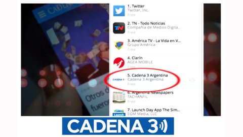 Cadena 3 sigue sumando audiencia a través de su APP