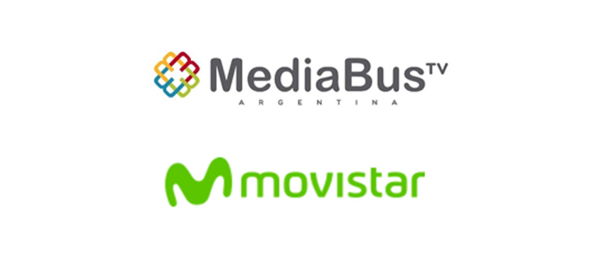 Movistar se sumó a las pantallas de MediaBusTV con su campaña “Multiplicate”