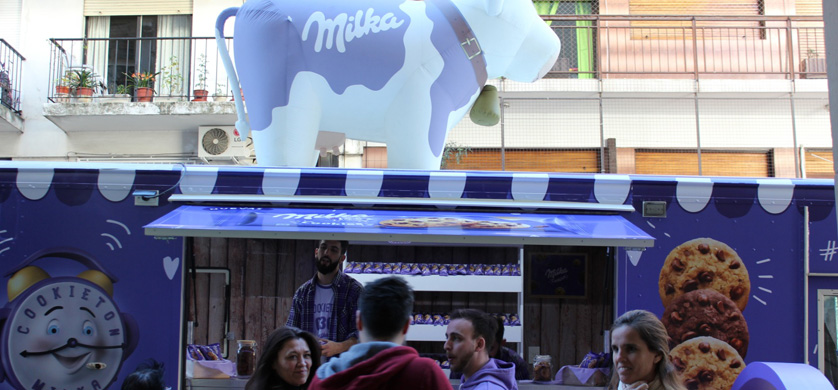 La 100 acompañó el lanzamiento de Milka Cookies