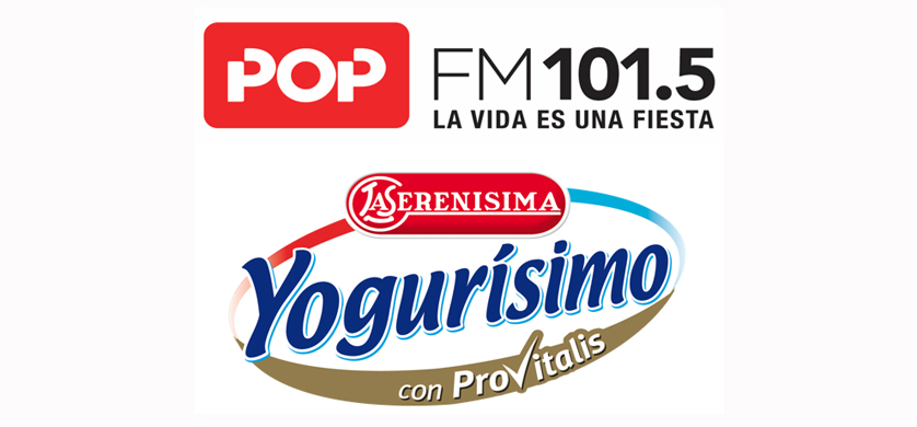 Acción de Yogurísimo y "Bien Levantado" en las mañanas de Pop Radio