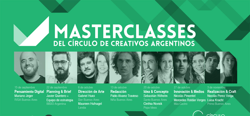 El Círculo de Creativos lanza su ciclo de Masterclasses