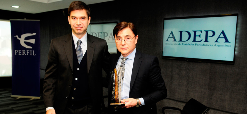 Jorge Fontevecchia recibió el Premio de Honor de Adepa 2017