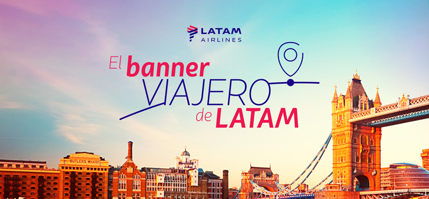 LATAM Airlines integra el Doubleclick de Google en un banner.
