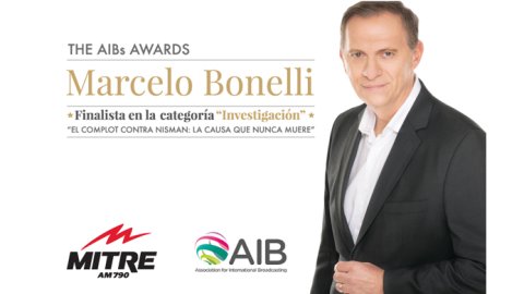 Marcelo Bonelli finalista en los premios AIBs por una nota en Radio Mitre