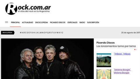 La pagina Rock.com.ar cumple 21 años