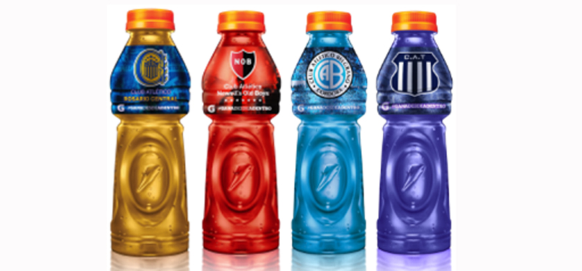 Gatorade desarrolló ediciones para Talleres, Belgrano, Central y Newell's