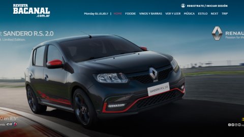 El sitio Bacanal presenta un novedoso formato