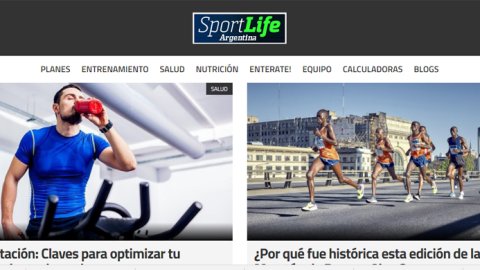 Ya está online el sitio de Sport Life Argentina