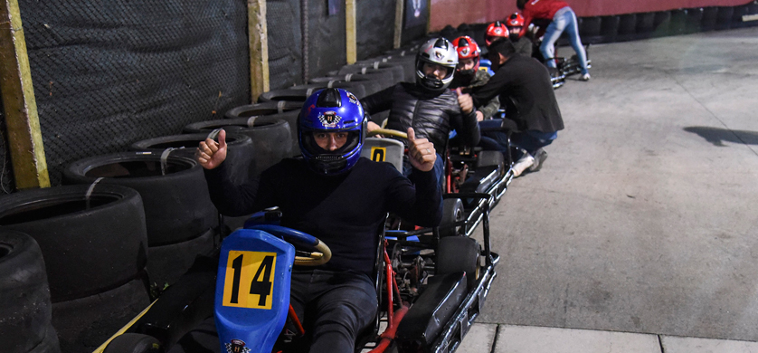 History realizó la acción “Go Karting” para presentar un nuevo programa