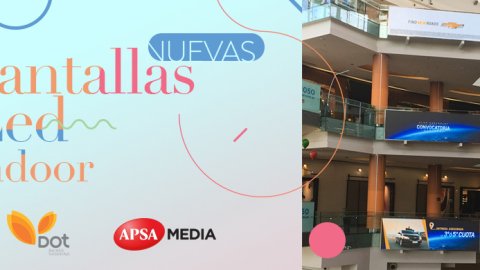 APSA Media lanza su nueva pantalla led indoor en Dot