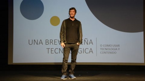Mario Pergolini dio una conferencia en la Escuela Da Vinci