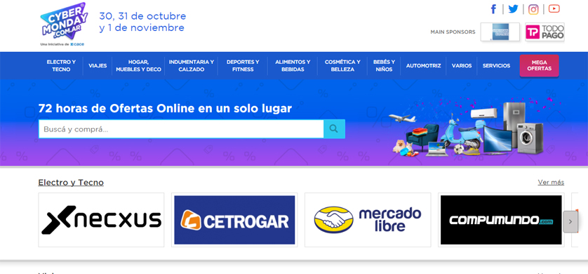 Arrancó el CyberMonday con más de 400 empresas y novedades