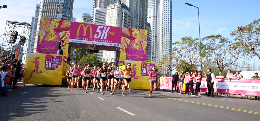 Más de 7 mil mujeres participaron de la carrera M5K de McDonald’s