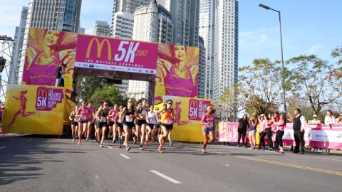 Más de 7 mil mujeres participaron de la carrera M5K de McDonald’s