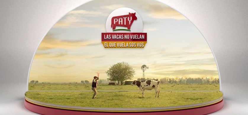 “Las vacas no vuelan, el que vuela sos vos”, la nueva campaña de Paty