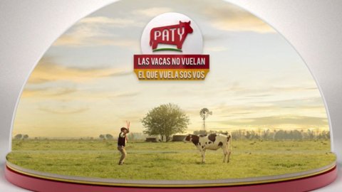 “Las vacas no vuelan, el que vuela sos vos”, la nueva campaña de Paty