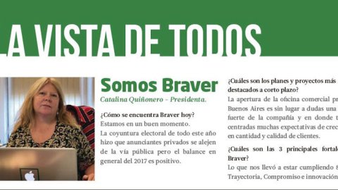 Braver lanza su newsletter digital: "A la Vista de Todos"